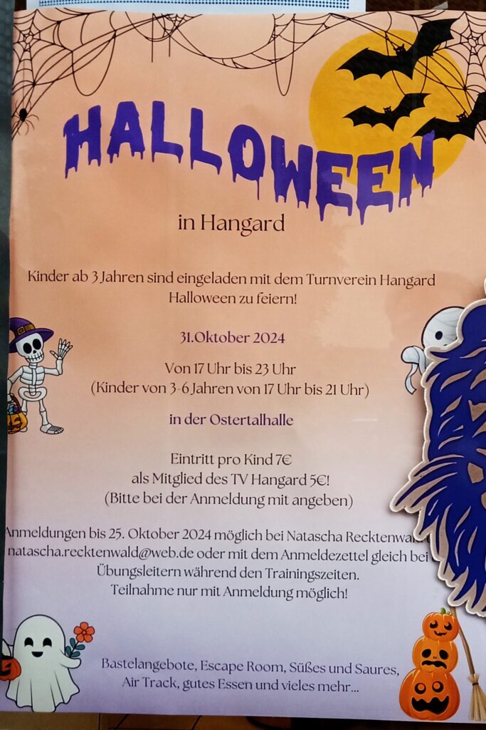 Halloween in Hangard